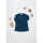 obf Tunika Kleid Langarm Bio-Merino Farbenspiel Petrolblau, 21043