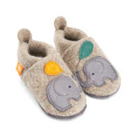 Orangenkinder Wolli Elefant 2223 100% Wollwalk