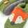 Orangenkinder Wolli Fuchs 2223 100% Wollwalk