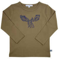 Enfant Terrible Langarm Shirt mit Stickerei Single Jersey Biobaumwolle
