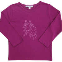 Enfant Terrible Langarm Shirt mit Stickerei Single Jersey Biobaumwolle