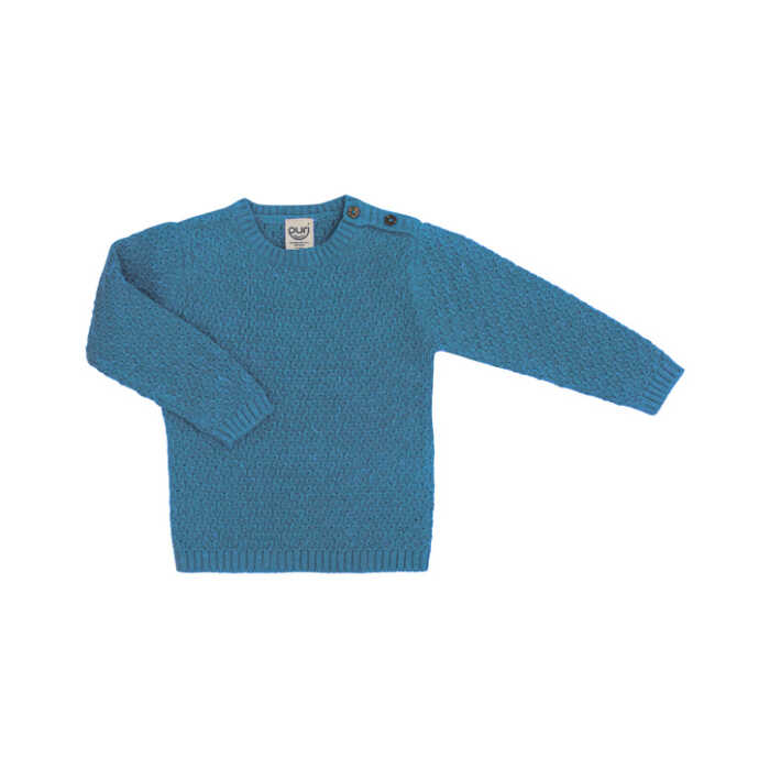 Puri Kinder Pullover Diamond Biobaumwolle / Leinen