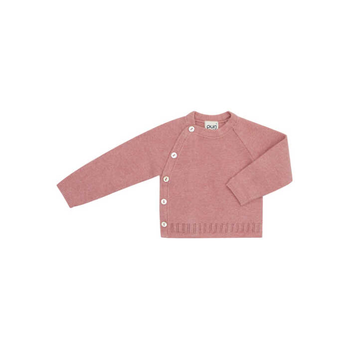 Puri Baby Kimono Krausstrick Baumwolle kbA /Seide GOTS