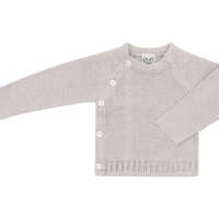Puri Baby Kimono Krausstrick Baumwolle kbA /Seide GOTS