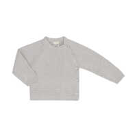 Puri Kimono Krausstrick Baby Wickelpullover Baumwolle...
