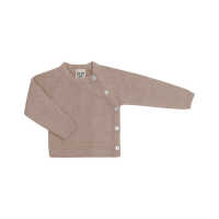 Puri Kimono Krausstrick Baby Wickelpullover Baumwolle kbT/Seide GOTS