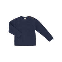 Puri Pullover Struktur Biobaumwolle mit 20% Schurwolle GOTS