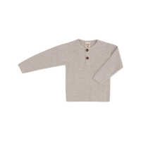 Puri Henley Kinder Pullover aus Biobaumwolle / Wolle kbT...