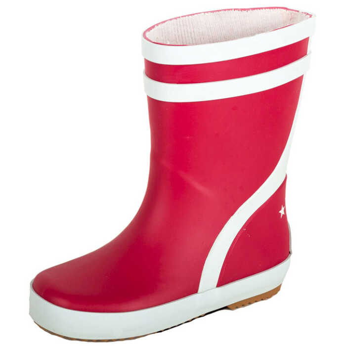 BMS Kinder Gummistiefel 29 rot Naturkautschuk