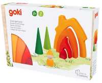 Goki Zwergenhaus kreative Kinder Holzbausteine