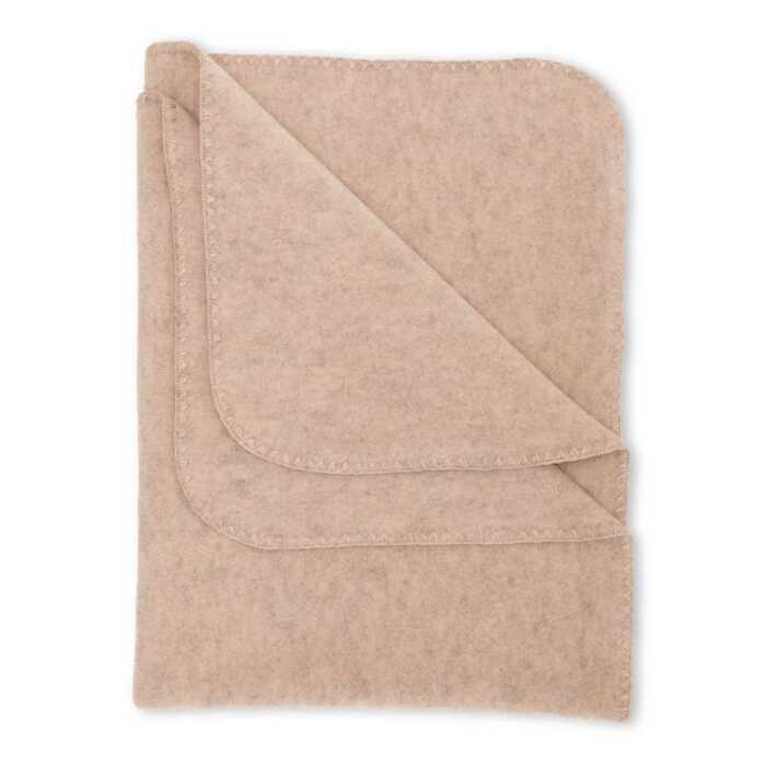 Engel Baby-Decke mit Muschelkante Wollfleece kbT