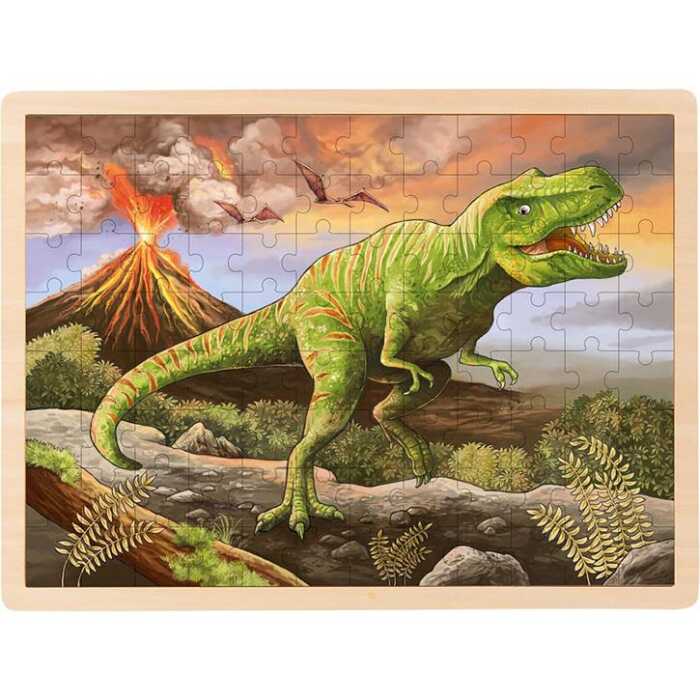 Goki Einlegepuzzle T-Rex 96 teile 3+ Holz