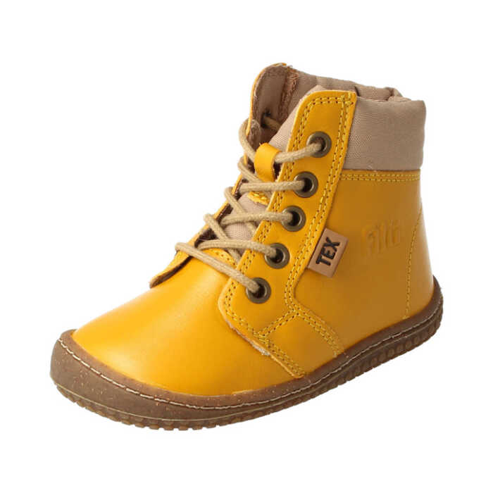 Filii Stiefel EVEREST Bio  mustard 24 mit Wollfutter
