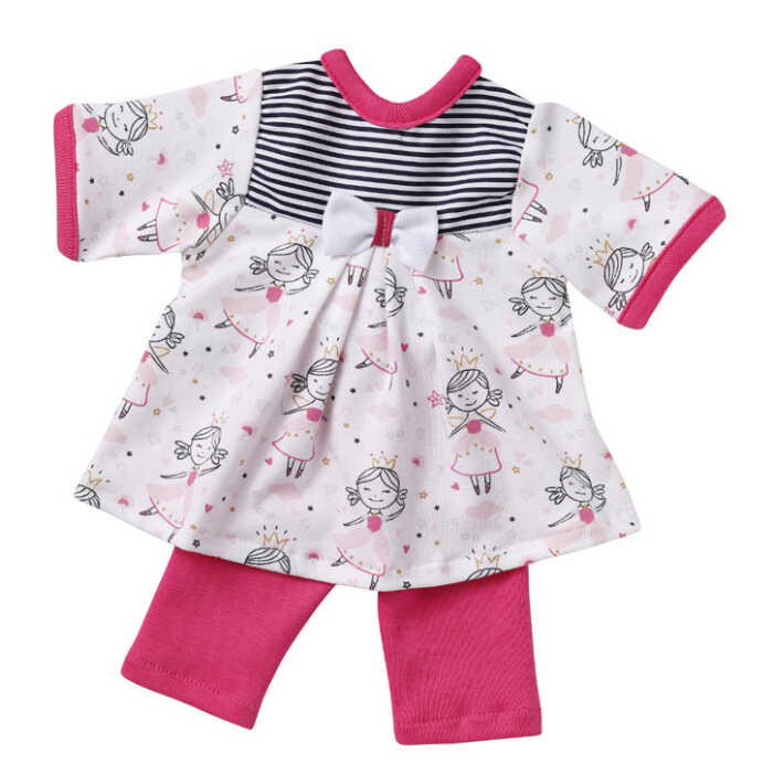 Emil Schwenk Puppen Shirtkleid mit Leggins, Gr. 50