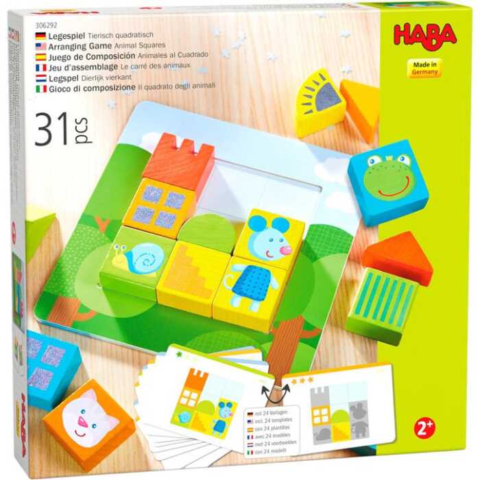 Haba Legespiel Tierisch quadratisch