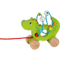 Goki Ziehtier mit Motorikschleife Drache 59975 1+ Holz