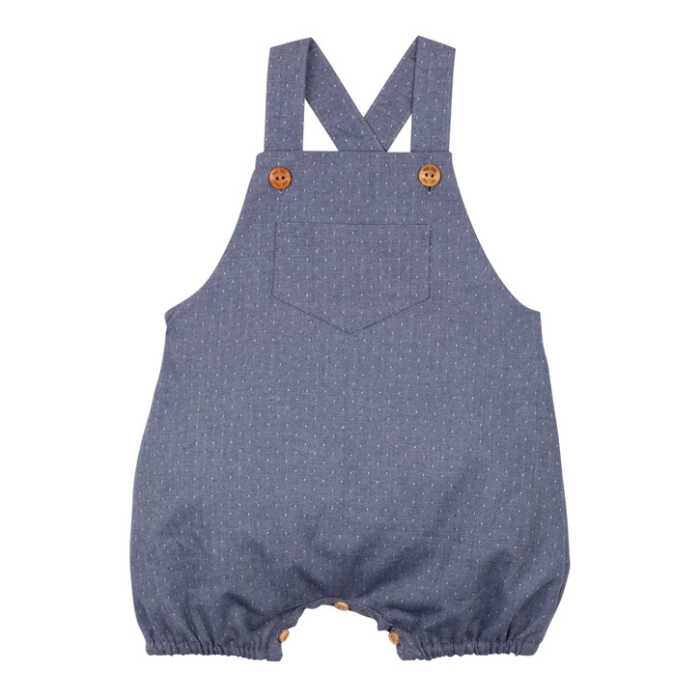 PurePure Baby-Latzhose indigo GOTS