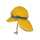 Pickapooh Tim 56 golden yellow UV60/ BW-Strick kbA gold-petrol gestreift