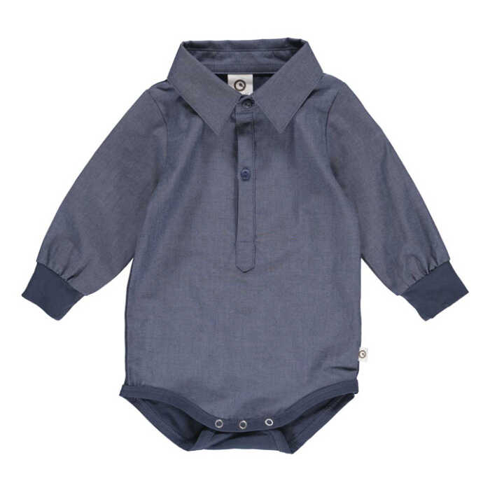 Müsli Langarmbody Chambray shirt body Chambray