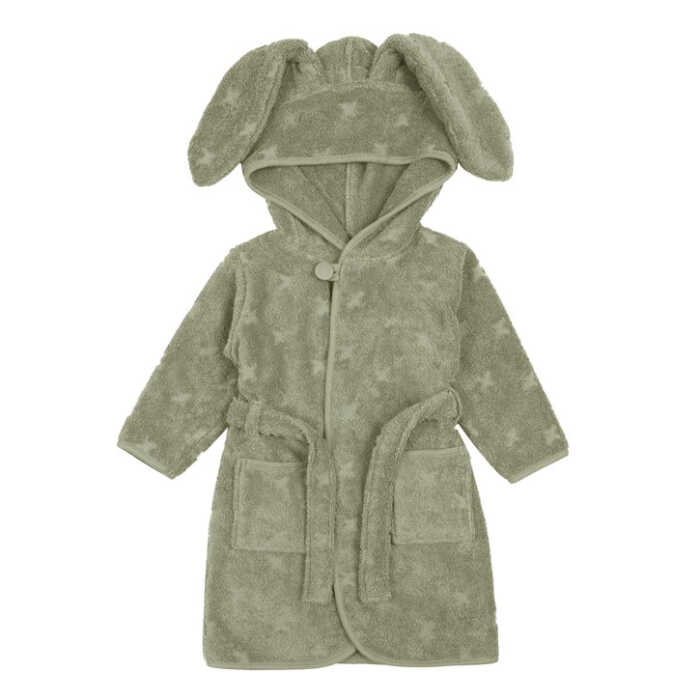 Müsli Kleinkind Bademantel Bathrobe bunny Biobaumwoll Frottee