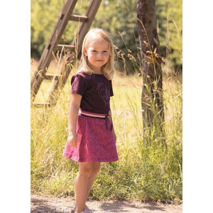Enfant Terrible Shirt mit Pferdekopfstickerei cassis