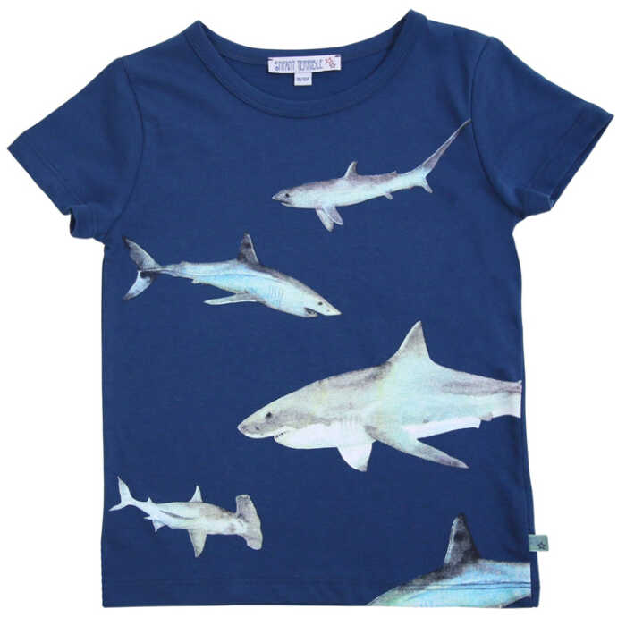 Enfant Terrible Shirt mit Haidruck in darkblue