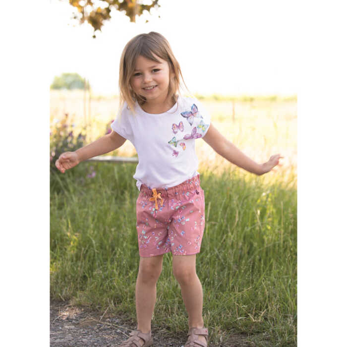 Enfant Terrible Webshorts Schmetterlinge in rose