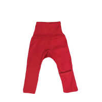 Cosilana Baby Hose mit Beinumschlag aus Wolle/Seide uni