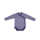 Cosilana Baby Wickelbody Langarm  Ringel Wolle/Seide