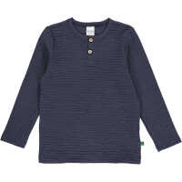Freds World JACQUARD Langarmshirt with buttons Night blue
