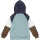 Freds World SWEAT hoodie with a man on ski Night blue
