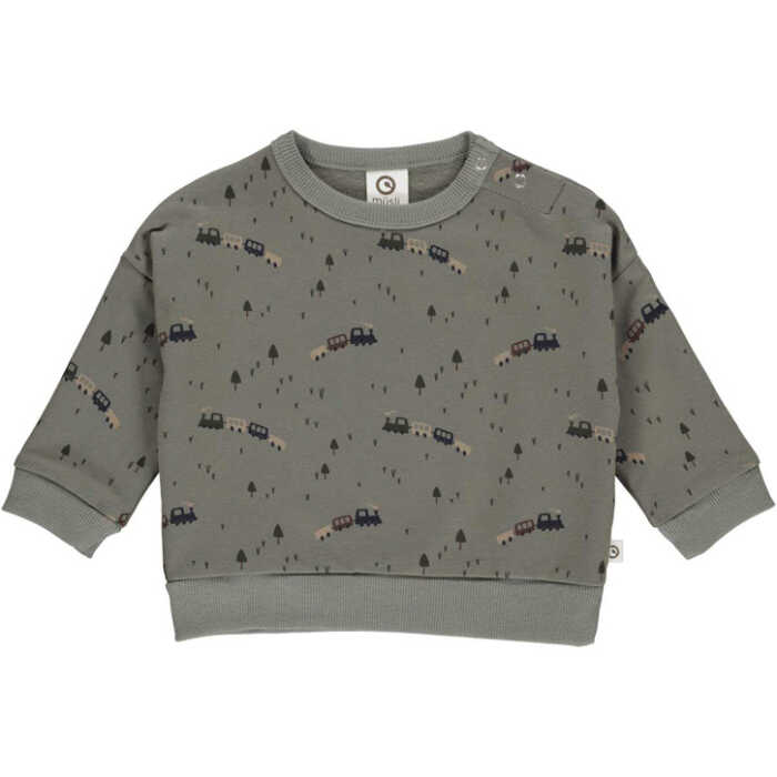 Müsli Train sweatshirt baby Basil