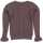 Müsli Knit frill cardigan Grape