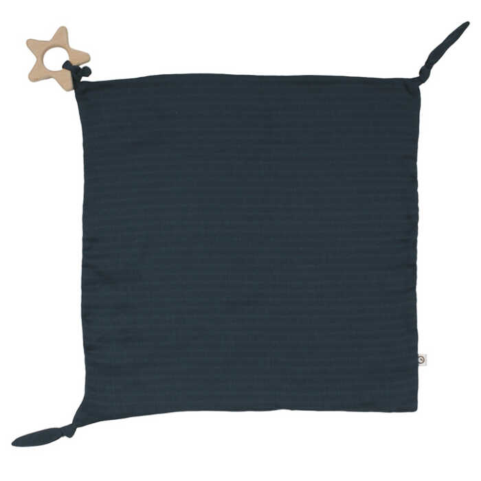 Müsli Figure Beißring mit Muslin 35x35