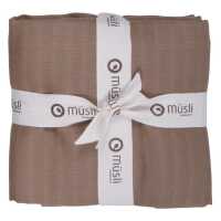 Müsli Mullwindeln 2er PACK 75x75 Baumwolle kbT GOTS