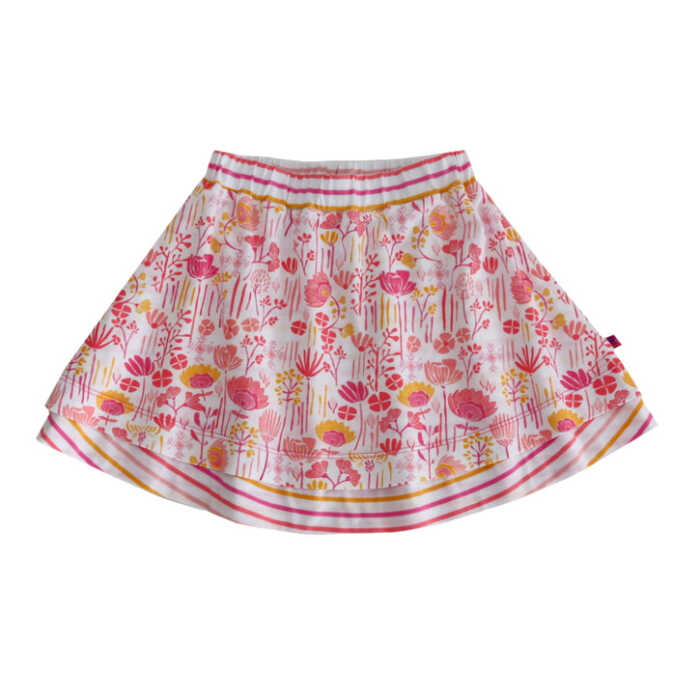 Enfant Terrible Wenderock jersey Blumen/Streifen, white-pink-sun