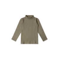 Matona Ribbed Turtleneck langarm Rollkragenshirt Biobaumwolle