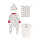 Frugi PENGUIN PLAY BABY GIFT SET weiß