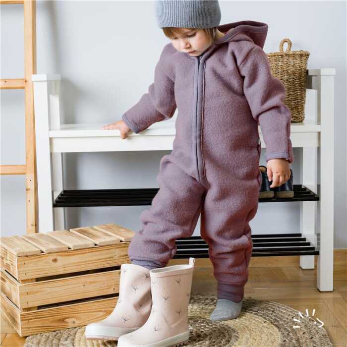 Iobio Overall  86/92 Mauve Wollwalk