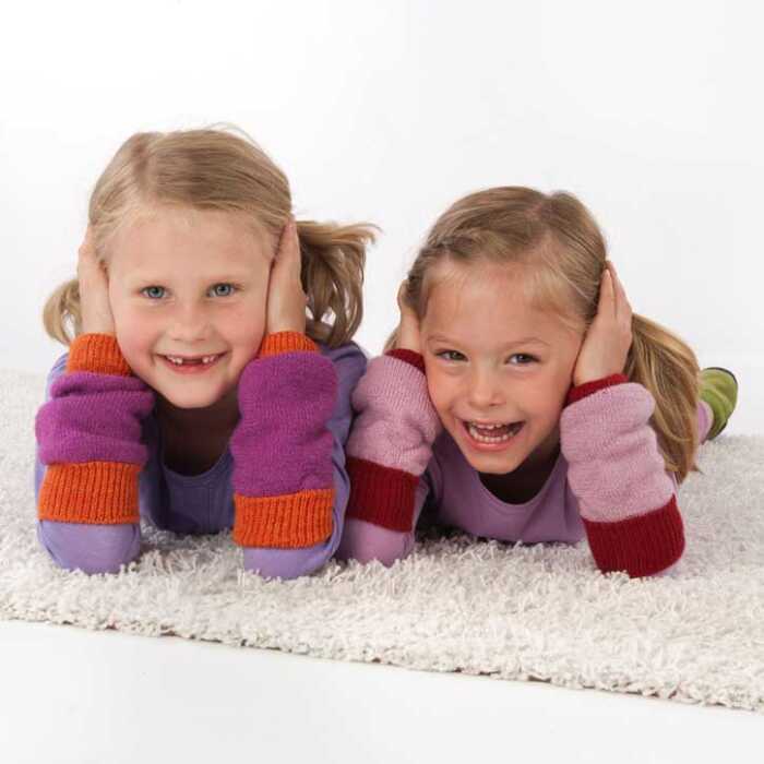 Pololo Kinder Stulpen aus Schurwolle onesize