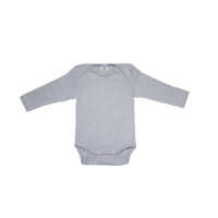 Cosilana Baby Body langarm aus Baumwolle/ Wolle/Seide
