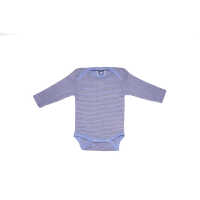 Cosilana Baby Body langarm aus Baumwolle/ Wolle/Seide
