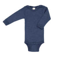 Engel Baby langarm Body aus Wolle kbT/Seide