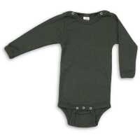 Engel Baby langarm Body aus Wolle kbT/Seide