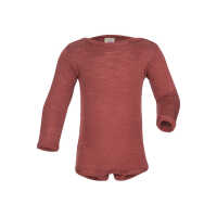 Engel Baby langarm Body aus Wolle kbT/Seide
