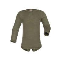 Engel Baby langarm Body aus Wolle kbT/Seide