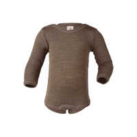 Engel Baby langarm Body aus Wolle kbT/Seide