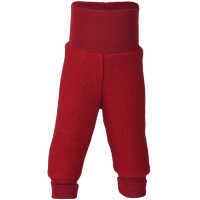 Engel Kinder Hose mit Nabelbund aus dickem Wollfleece, IVN BEST