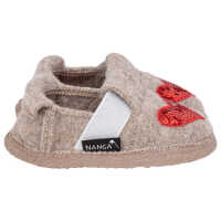 Nanga I heart U  natur Slipper 100% Schurwolle