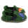 Nanga Dinos Slipper Kinder Hausschuh Bio-Schurwolle
